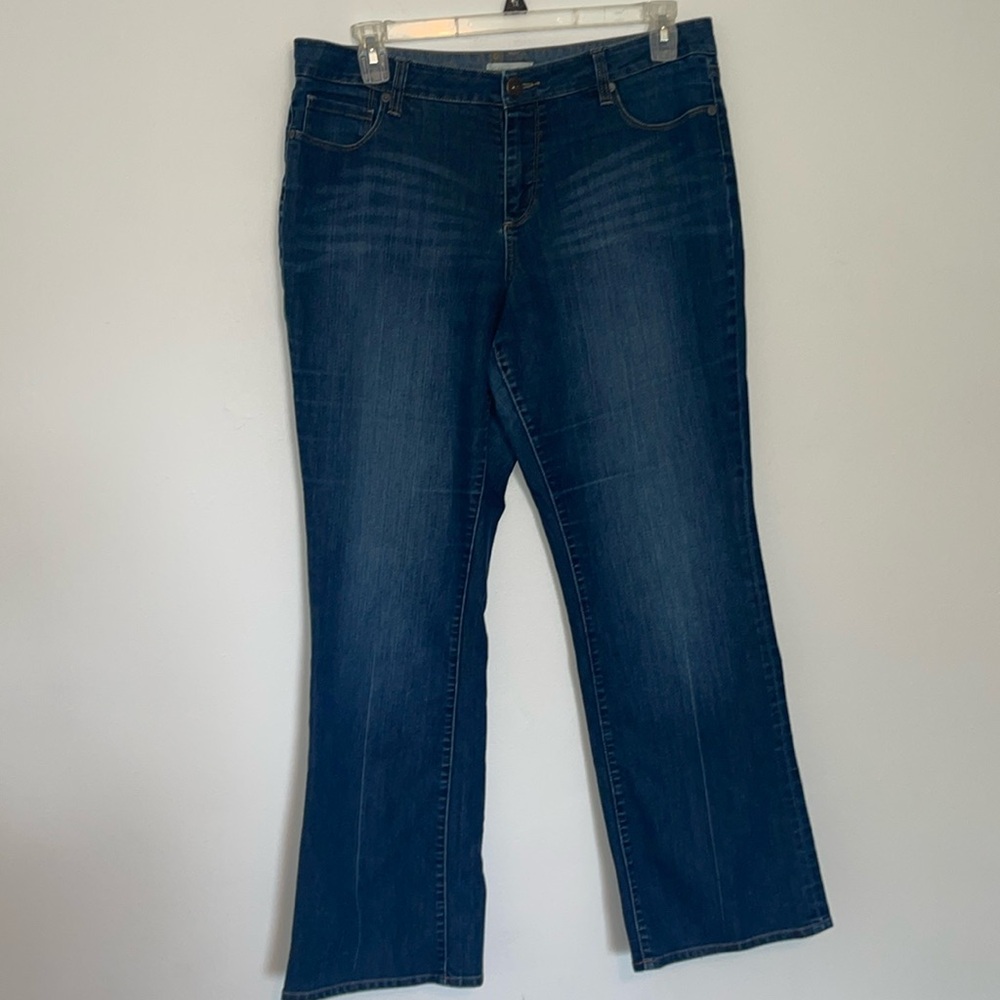 Coldwater Creek Jeans Flare Relaxed Fit Size 16